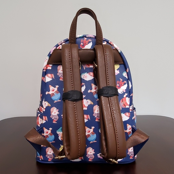 Loungefly Snow White and the Seven Dwarfs All Over Print (AOP) Mini Backpack main image 8